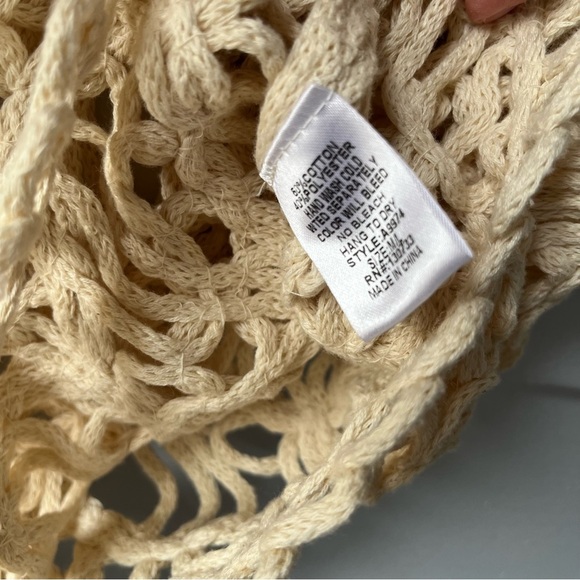 Umgee Crochet Cream Tank Top - Picture 6 of 11